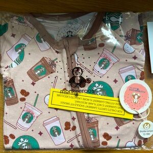 Monkeeroos Brown Cake Pop Shortie Romper